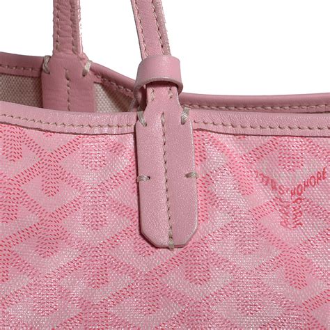 goyard pink tote bag